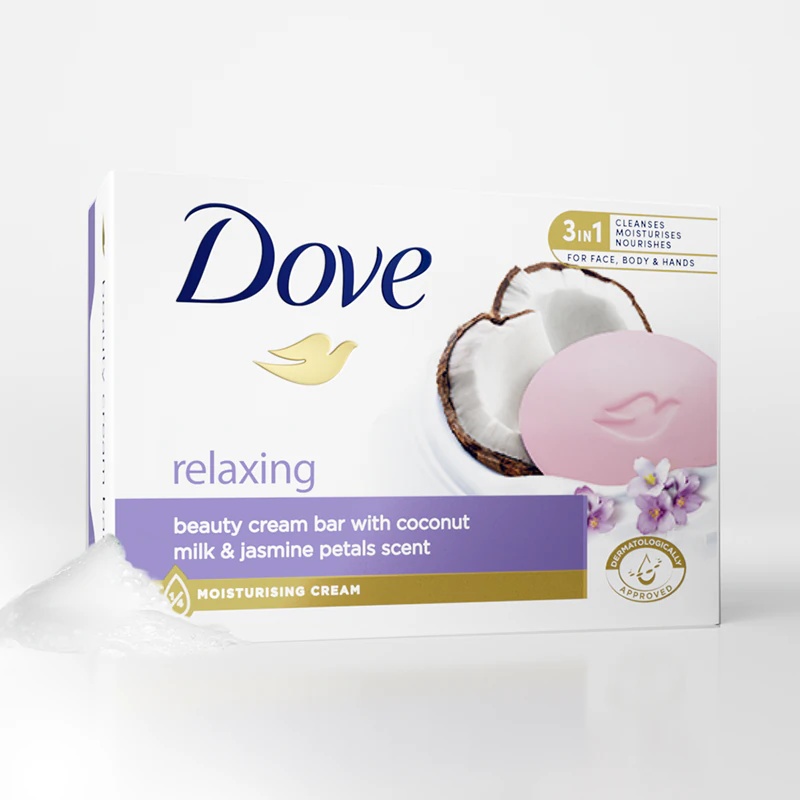 Dove Relaxing Coconut кремаста таблета за чишћење лица