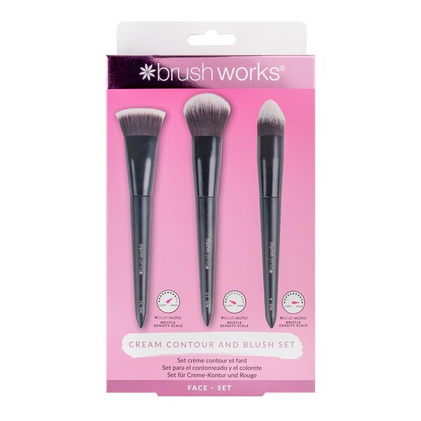 Brushworks Kremkontur- og Blush-sett