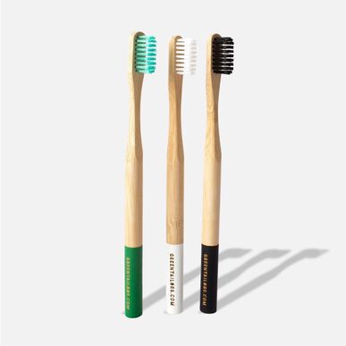 Zubní kartáček Green Tailors White Soft Bamboo 1 kus 1 kus