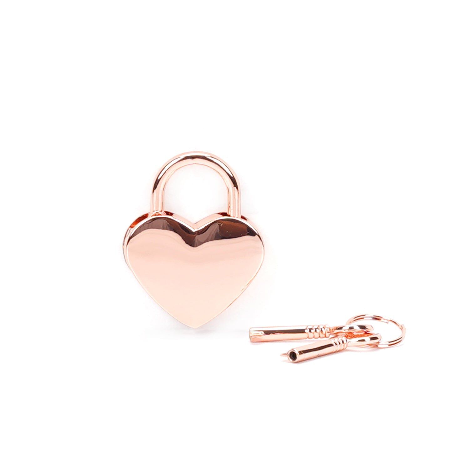 Ključavnica v obliki srca Love Soul Rose Gold (komplet 2 kosov)