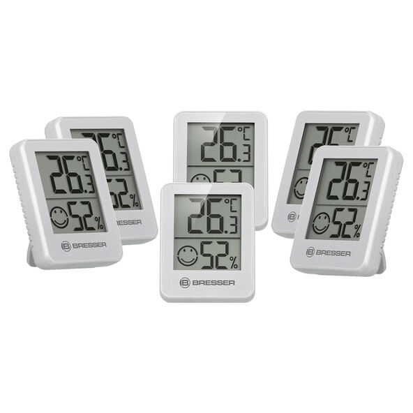Thermo-/hygrometer ClimaTemp, 6-delige set