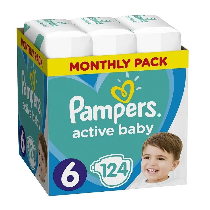 Pampers Pieluchy Active Baby Extra Large