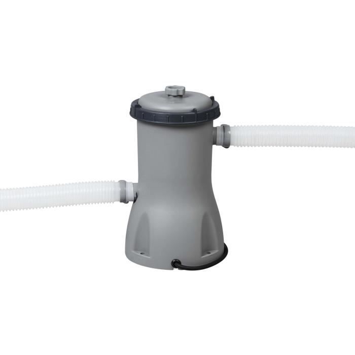 Piscina tubular elevada - BESTWAY - Steel Pro Max - 457 x 122 cm - Redonda - Filtro de cartucho