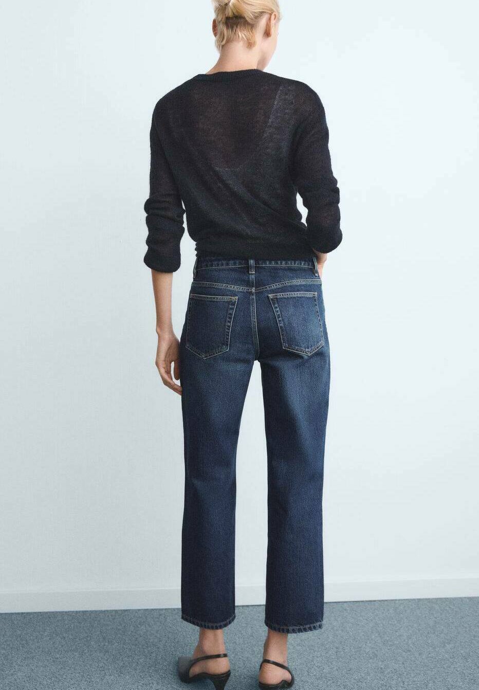 Jean droit Mango - bleu foncé
