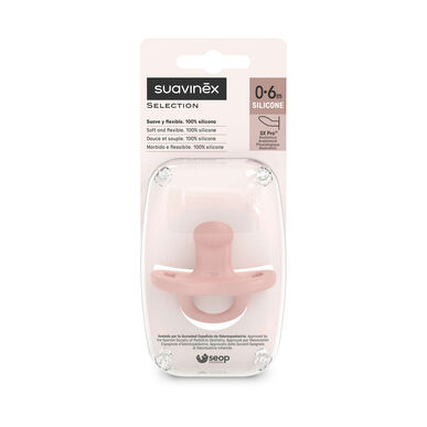 Suavinex Chucha Color Essence Anatomical 0-6 kk Nude 1 kpl 1 kpl