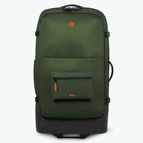 Cabaia Valise souple 2 roues large Coromandel kaki