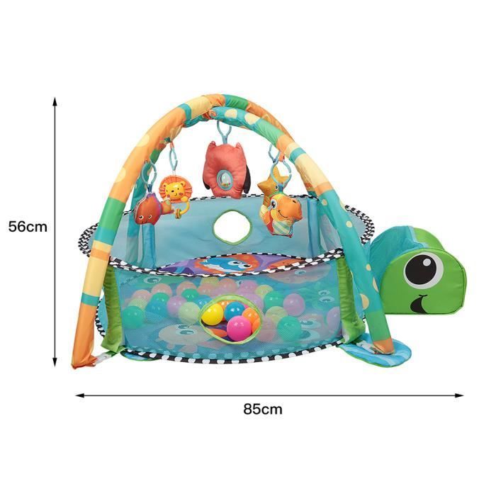 YIYI. Área de juegos para bebés - alfombra de juegos - Edad aplicable: bebés (0-3 años) - verde + jaspeado.