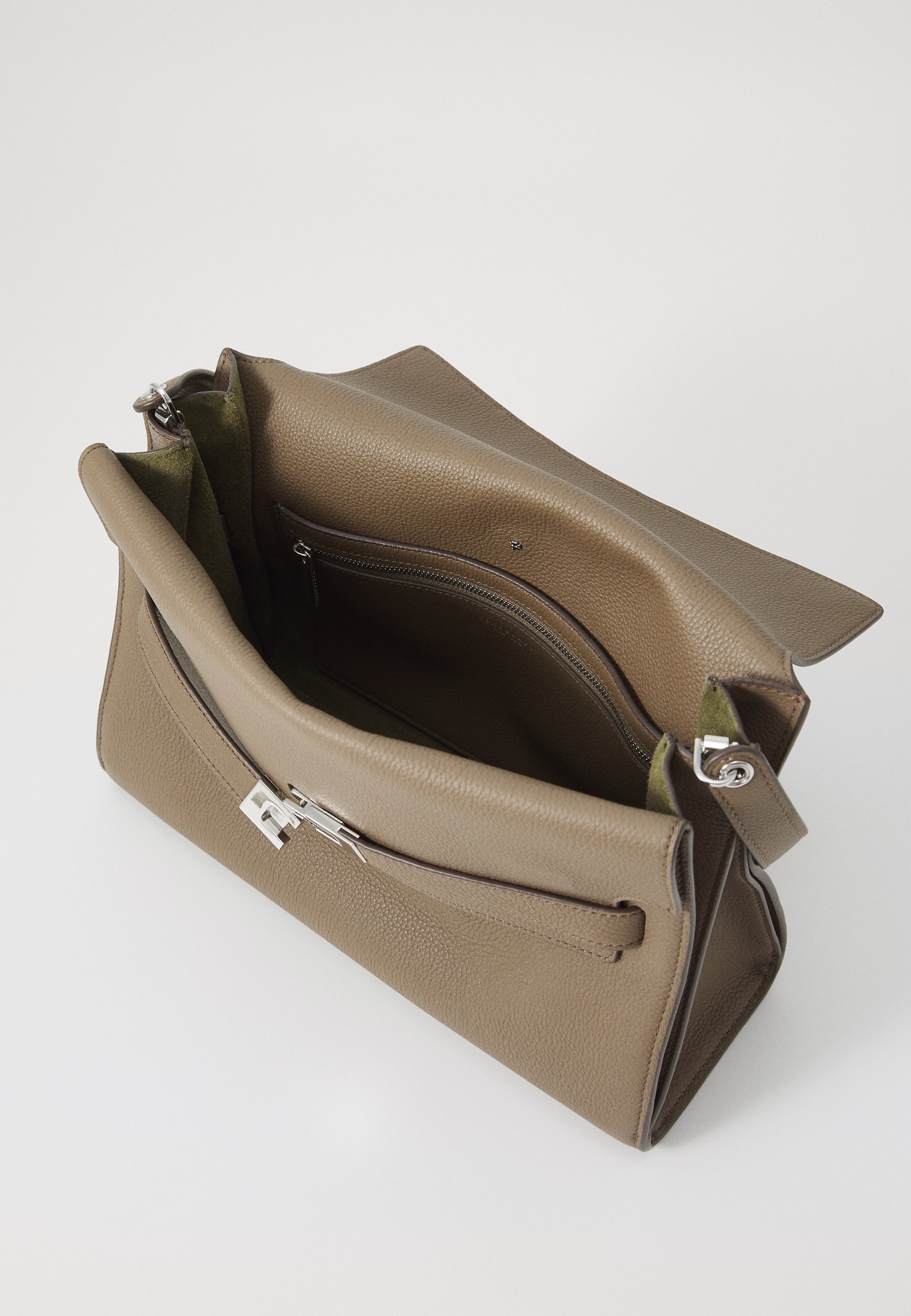Sac à bandoulière Tory Burch LEE RADZIWILL PEBBLED LARGE - Sac à main - champignon sauvage