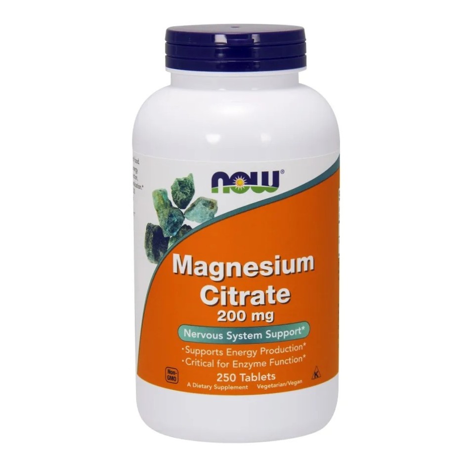 Citrato di magnesio Now Foods 200 mg