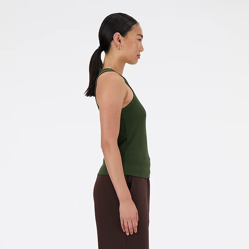 Damski top tipo racer z dzianiny Linear Heritage Rib Knit - KOMBU