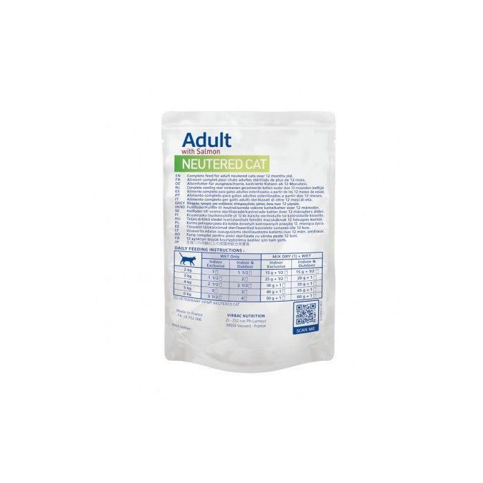 Croquettes - Virbac - Veterinary HPM Neutered Chat Adulte - 7kg - Faible en glucides - Riche en protéines