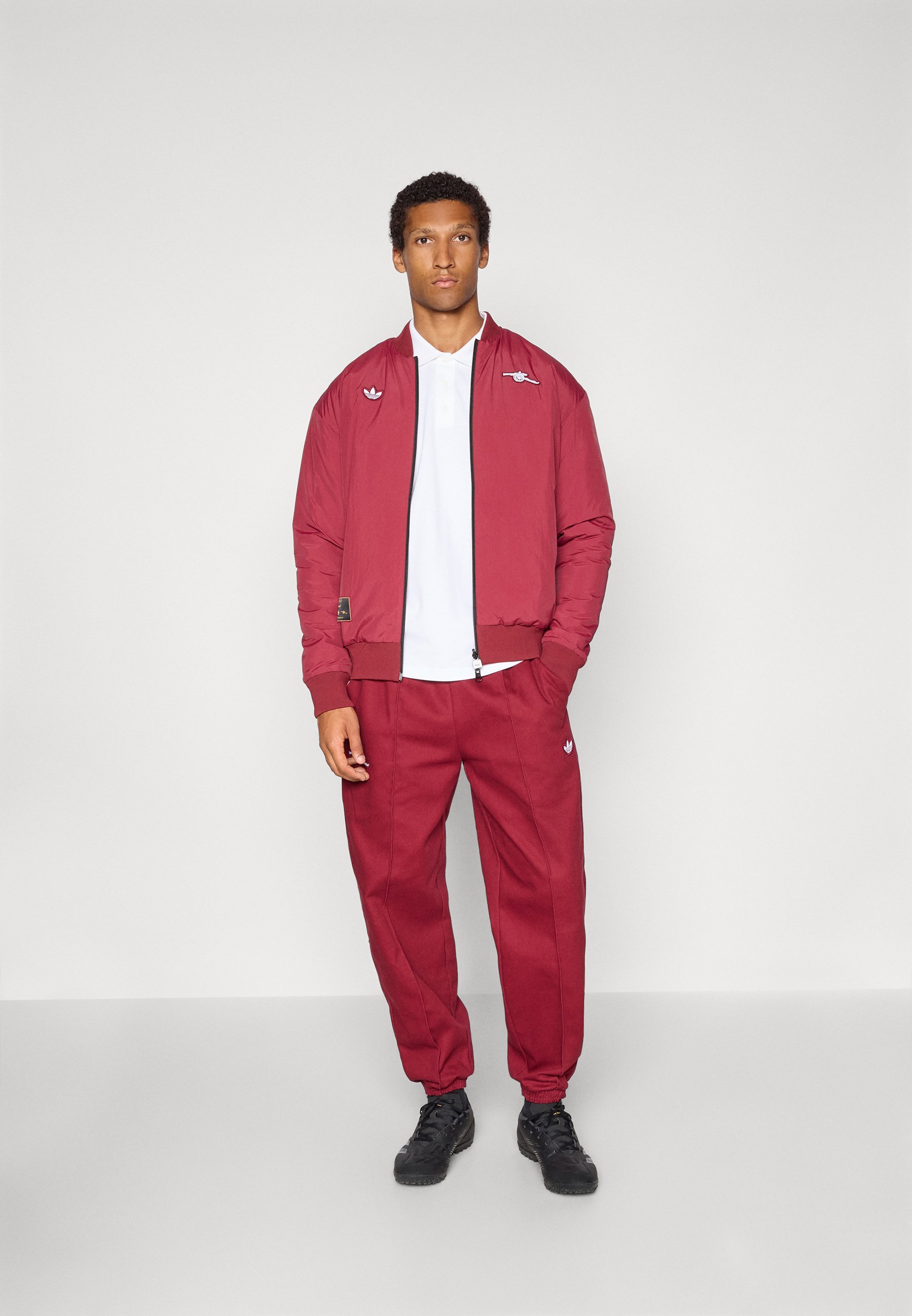 adidas Originals ARSENAL FC ICON JACKET - Clubkleding - team bordeauxrood/zwart