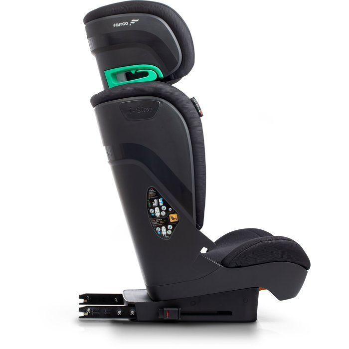 Bilbarnstol - BABYAUTO - Colosso - Grupp 2/3 - I-Size - 100/150 cm - Isofix - 11 nackstödshöjdlägen - Svart