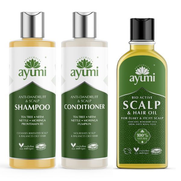 Ayumi Naturals avgiftande hårschampopaket