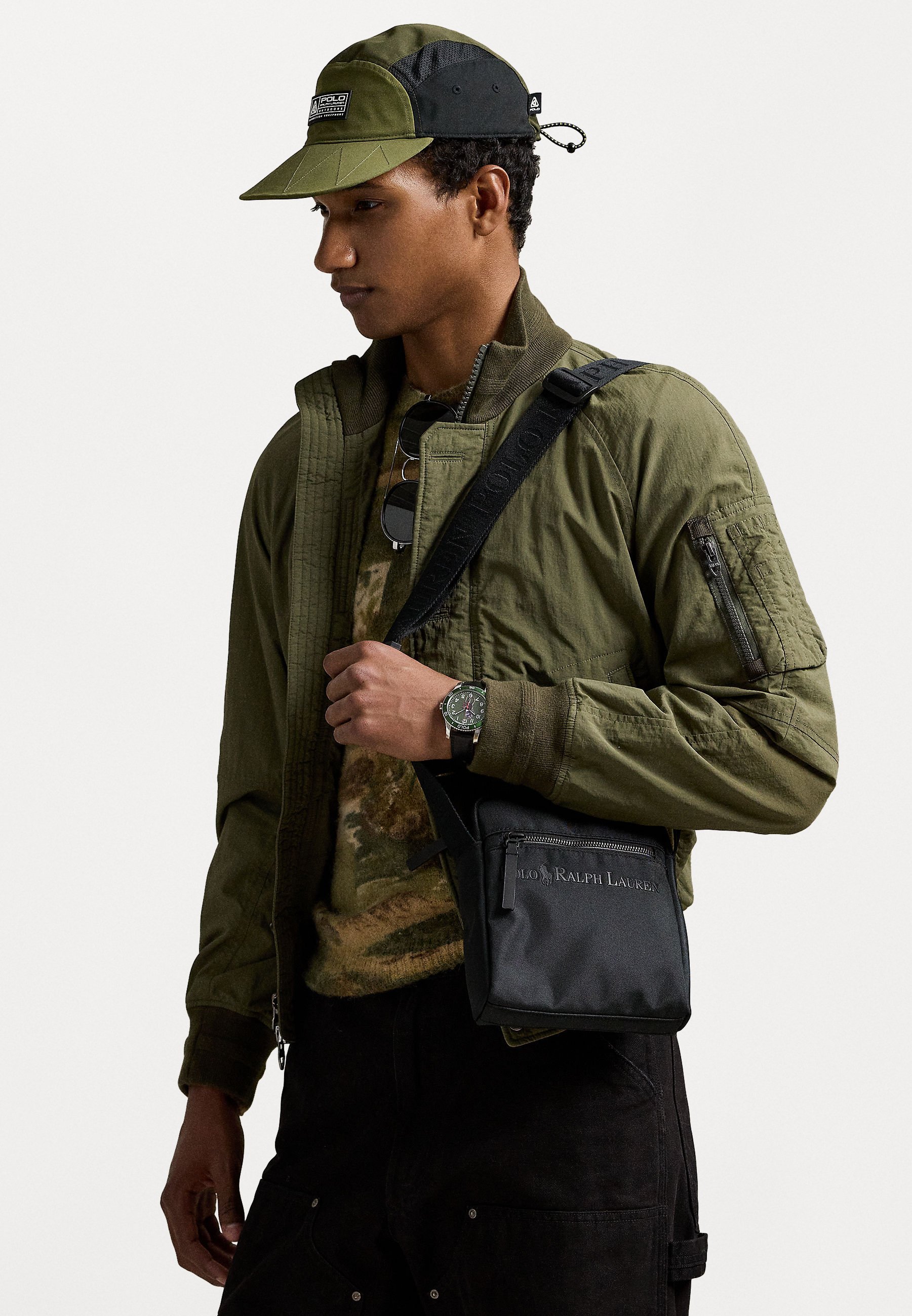 Polo Ralph Lauren CROSSBODY - Geantă crossbody - neagră