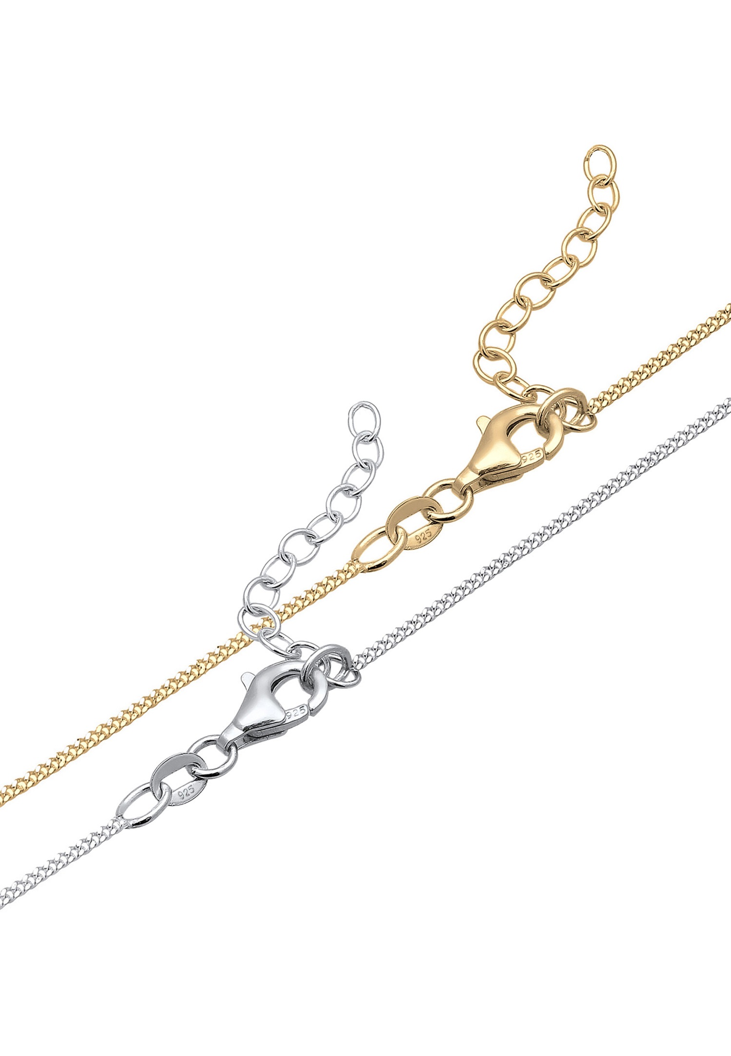 Elli Femmes Collier partenaire Friends ailes bicolore en argent sterling 925