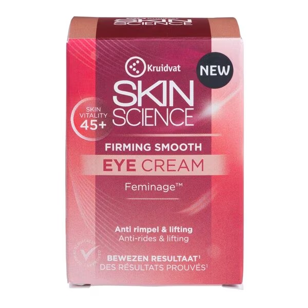 Kruidvat Skin Science učvršćujuća krema za glatku kožu oko očiju 45+ 15 ml