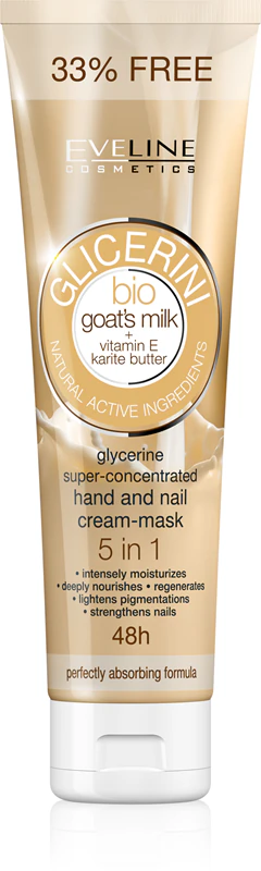 Eveline Cosmetics Glyseriinikäsi- ja kynsivoide vuohenmaidolla