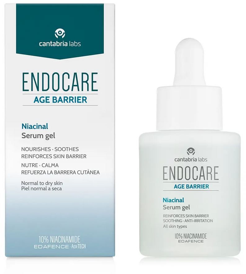 Endocare Age Barrier niacīna seruma gels Aptiekas procedūras