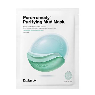 Dr. Jart Pore Remedy Čisticí bahenní maska Pleťová maska ze zeleného jílu odstraňuje nečistoty 13g