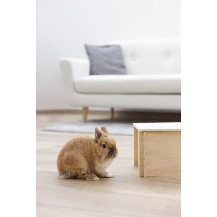 Refugio para roedores - Beige - Techo desmontable - Fácil montaje - Para hámsteres - KERBL