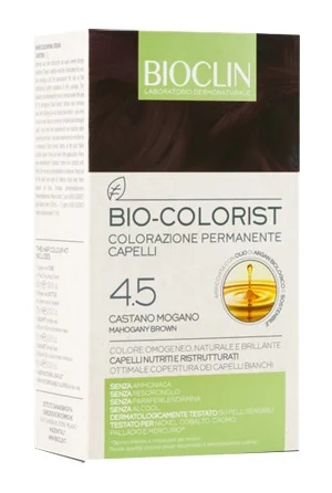 Βαφή μαλλιών BIOCLIN Bioclin Bio-Colorist φυσική 4.5 καστανό μαόνι