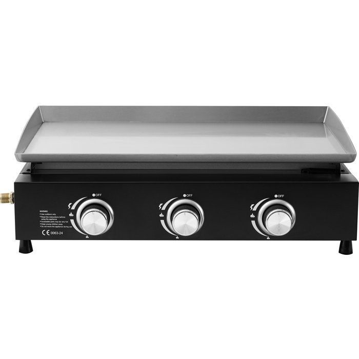 Gasgrill - Kookbox - Cuenca - 3 branders - Kookoppervlak: 61 x 35 cm - Stalen kookkamer