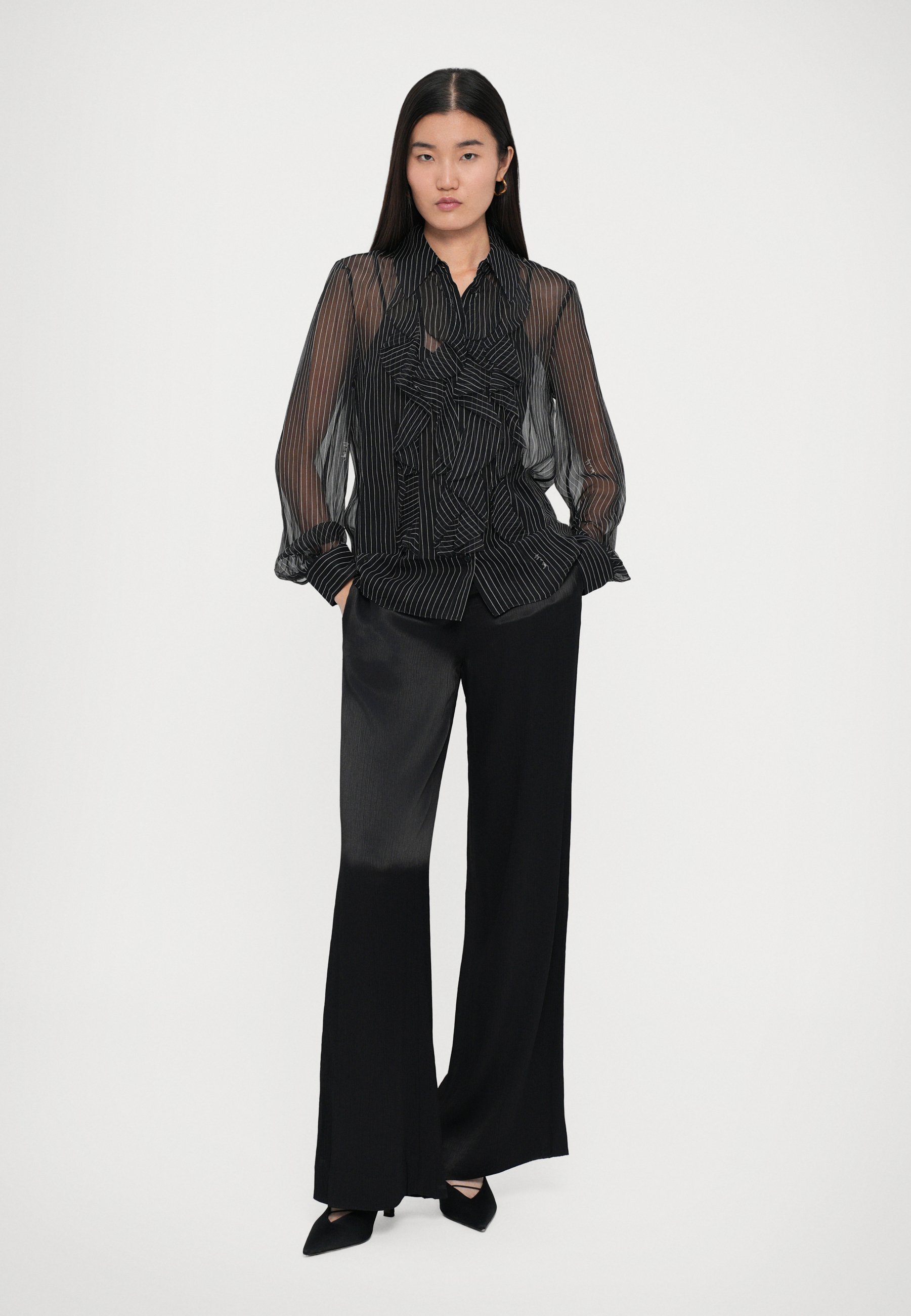 Camicetta Diane von Furstenberg EVA - Camicetta con bottoni - nera