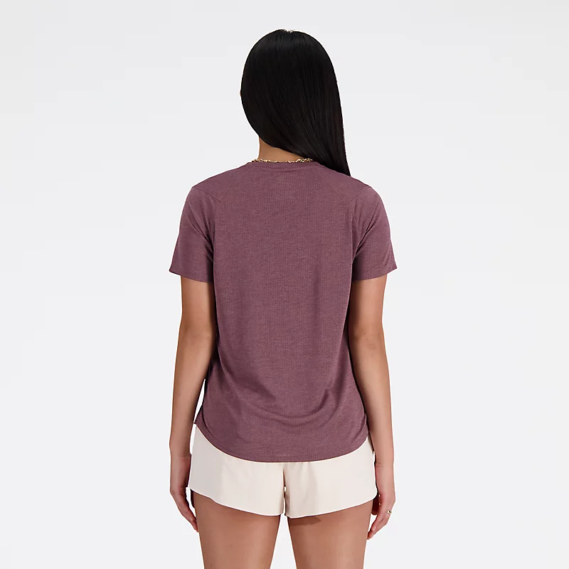 Dames sport T-shirt - LICORICE HEATHER