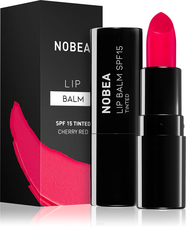 NOBEA Lippenbalsam für den Alltag LSF 15 Getönter Balsam mit LSF 15