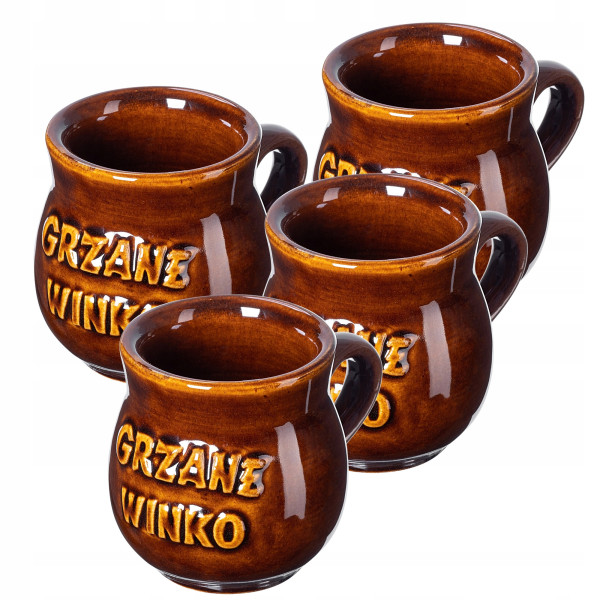 Kadax Kubki Do Grzańca Grzanego Wina 250ml 4szt