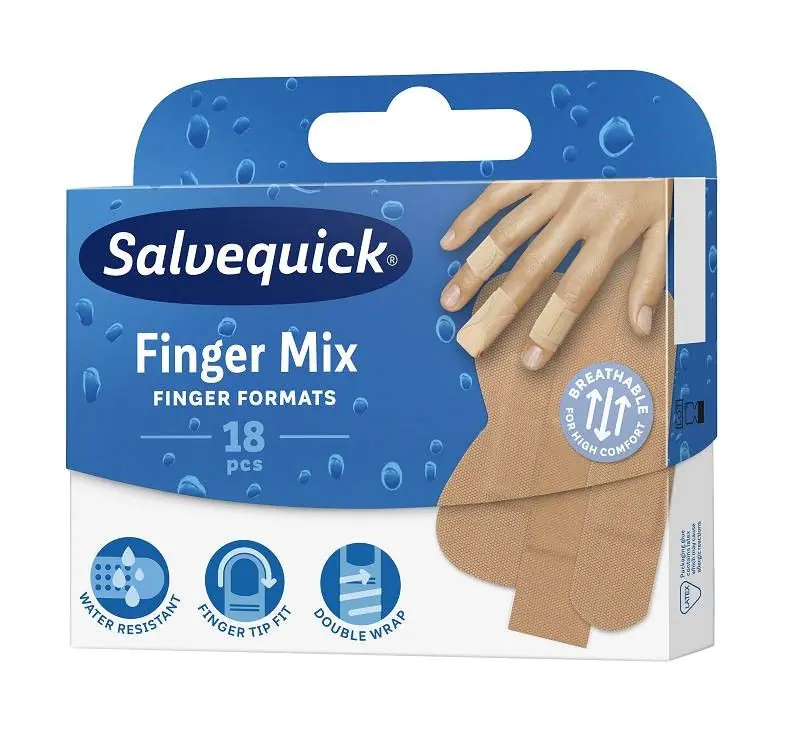 Salvequick Finger Mix, Plastry na palce