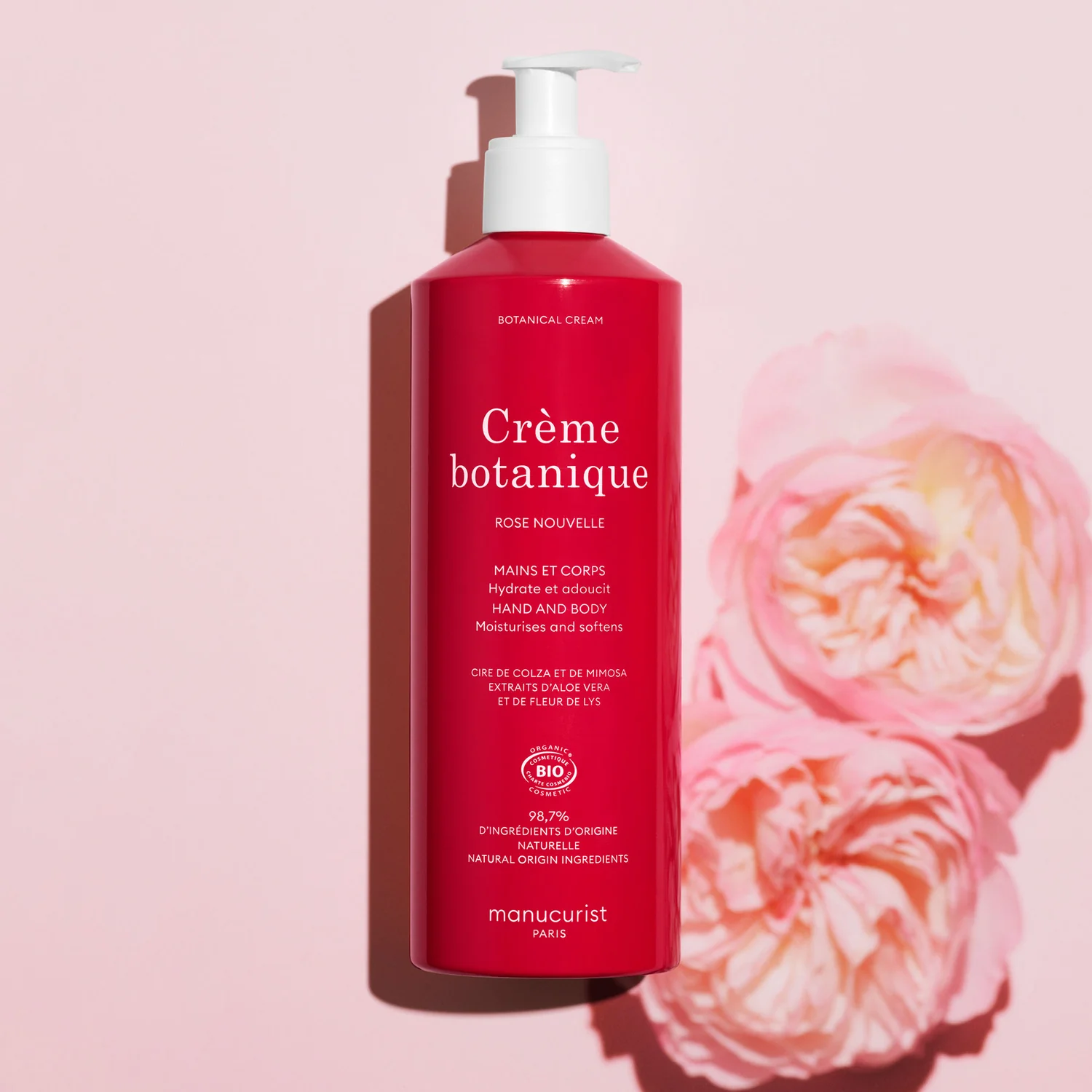 Soins - 500 ml Crème botanique Parfum Rose Nouvelle - 500ml