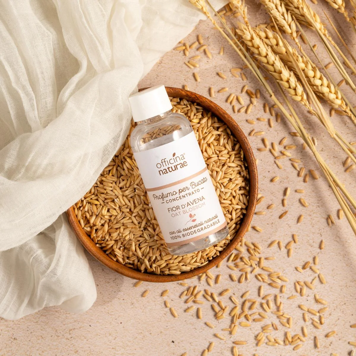 Officina Naturae PROFUMO PER BUCATO CONCENTRATO FIOR D'AVENA - Prodotti bucato