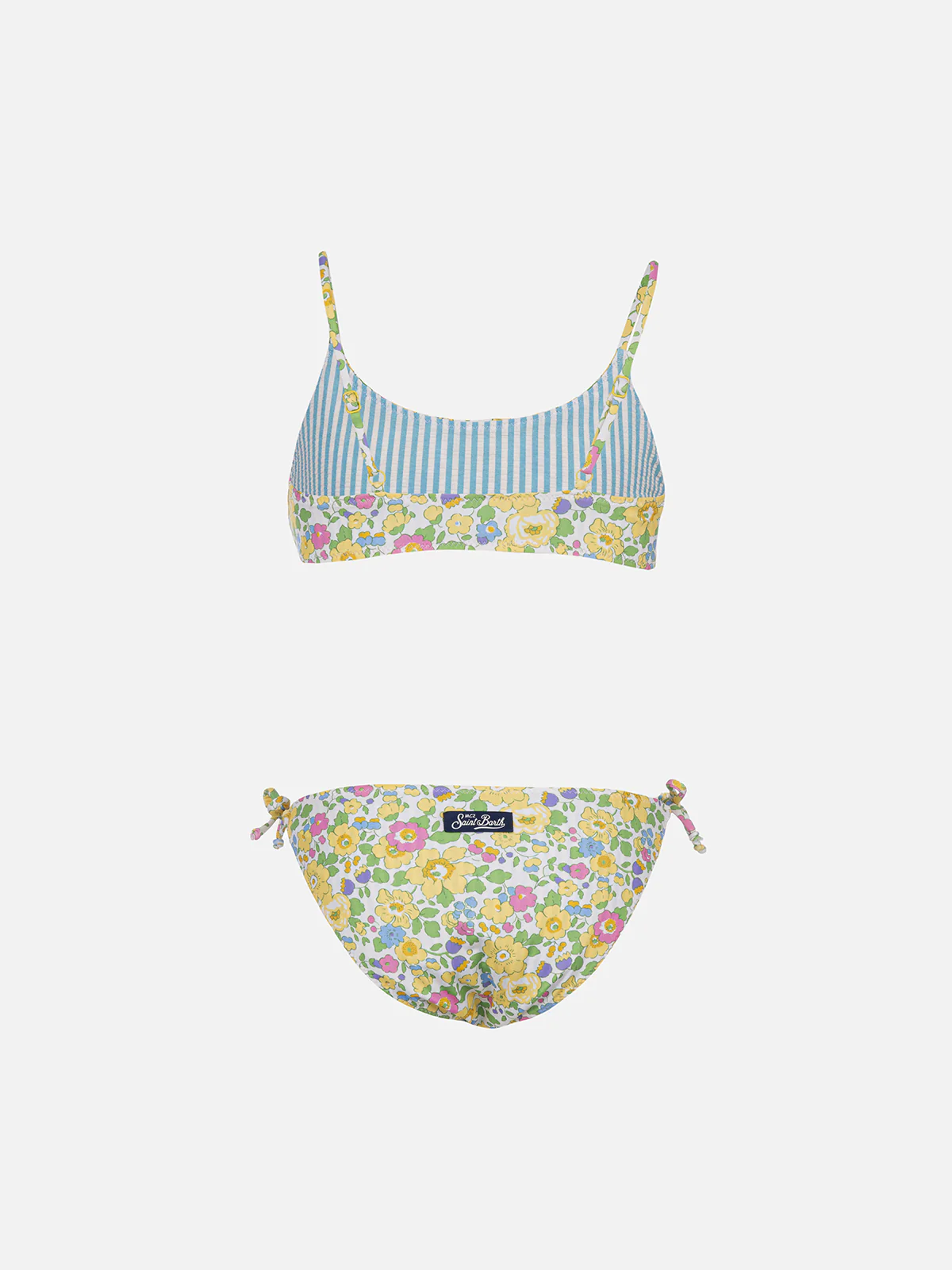 Bikini a bralette double face da bambina Jaiden | REALIZZATO CON TESSU