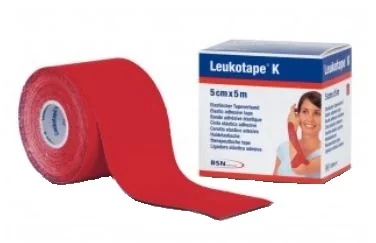 LEUKOPLAST Leukotape K Taping 5X5Cm Rot