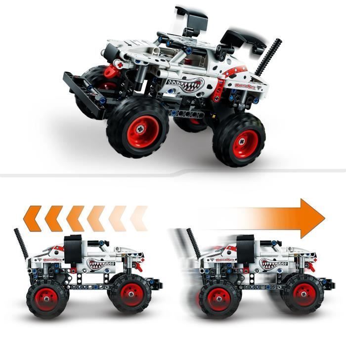 LEGO® Technic 42150 Monster Jam Monster Mutt Dalmatien, 2-en1, Monster Truck Jouet, Voiture