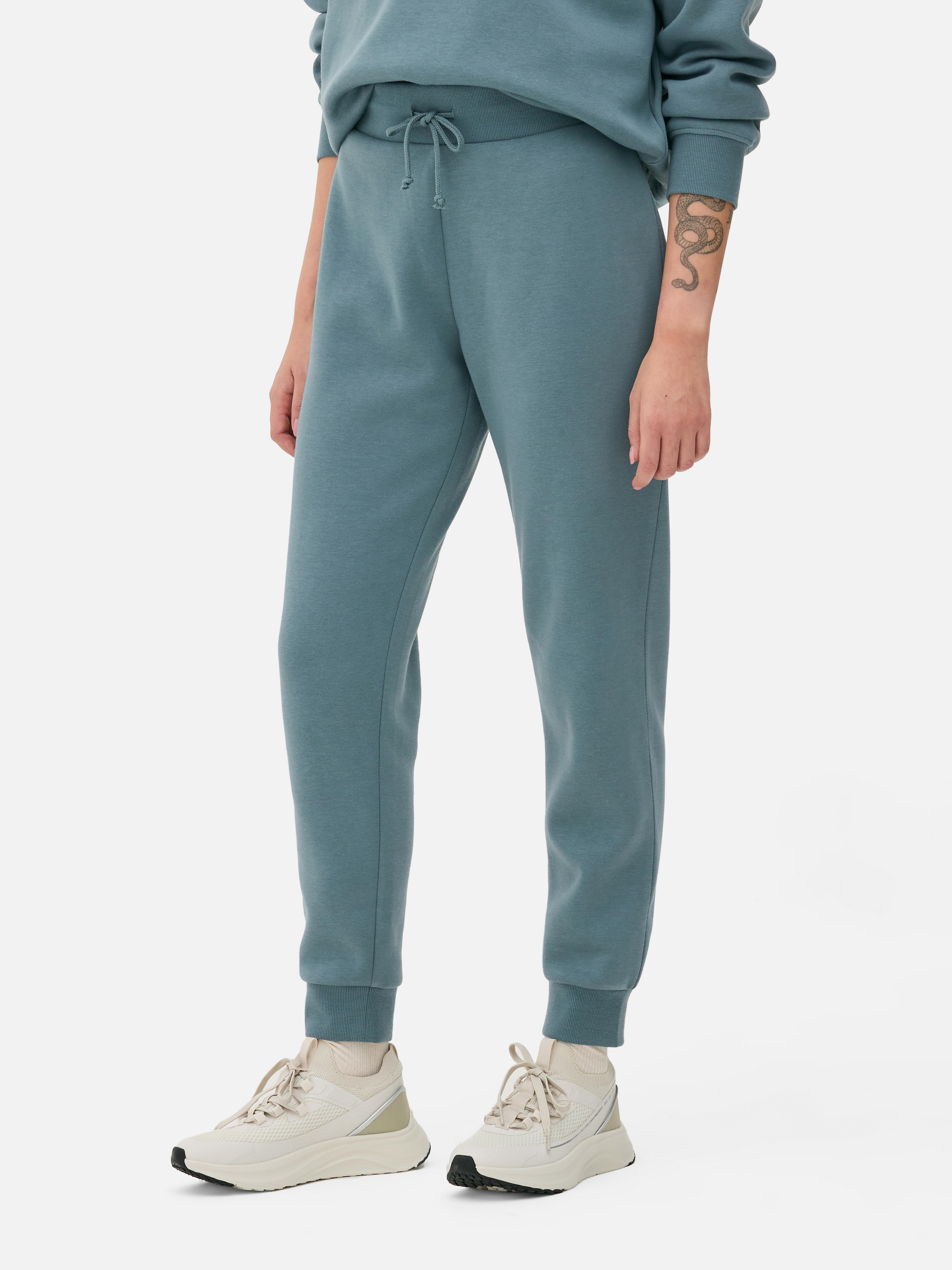Pantaloni de trening skinny cu șnur de strângere Pantaloni de trening cu șnur de strângere, manșete la gleznă și picioare subțiri