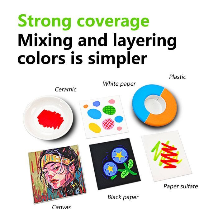 360 kleuren acrylmarkers, watergedragen acrylverfmarkers, GuangNa acrylverfmarkers om mee te schilderen