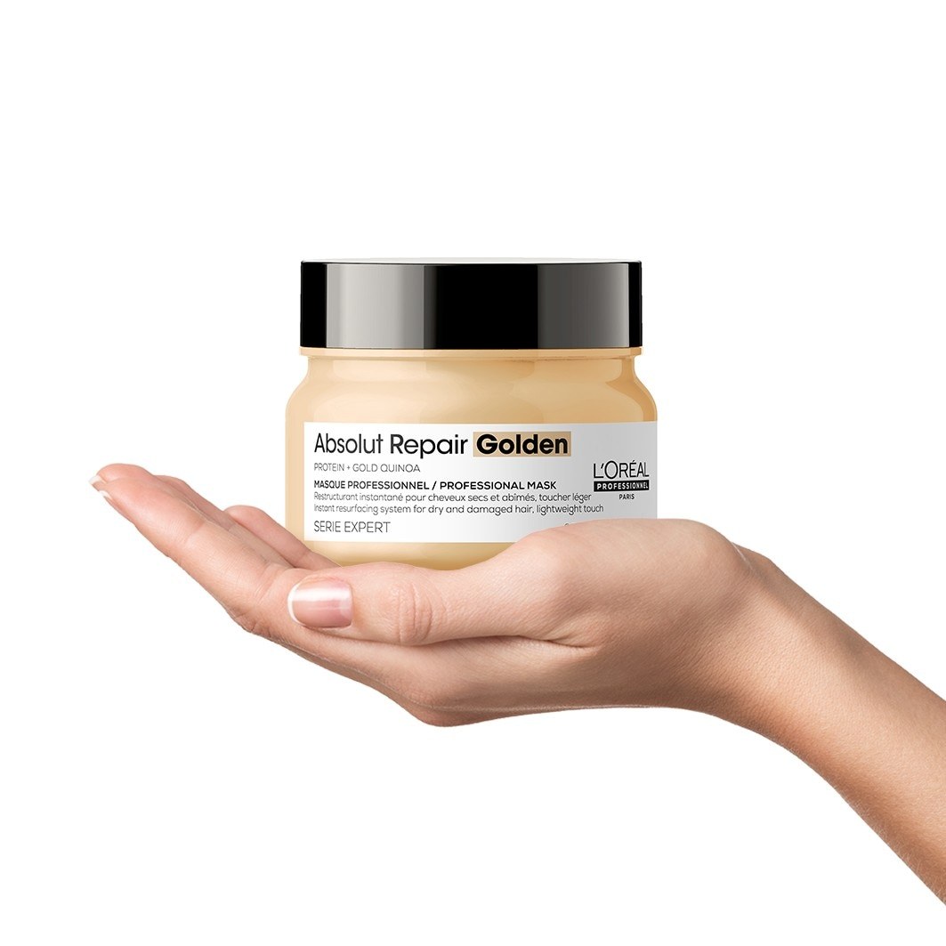 L'Oréal Professionnel plaukų balzamas Absolut Repair Golden Professional kaukė - 250 ml