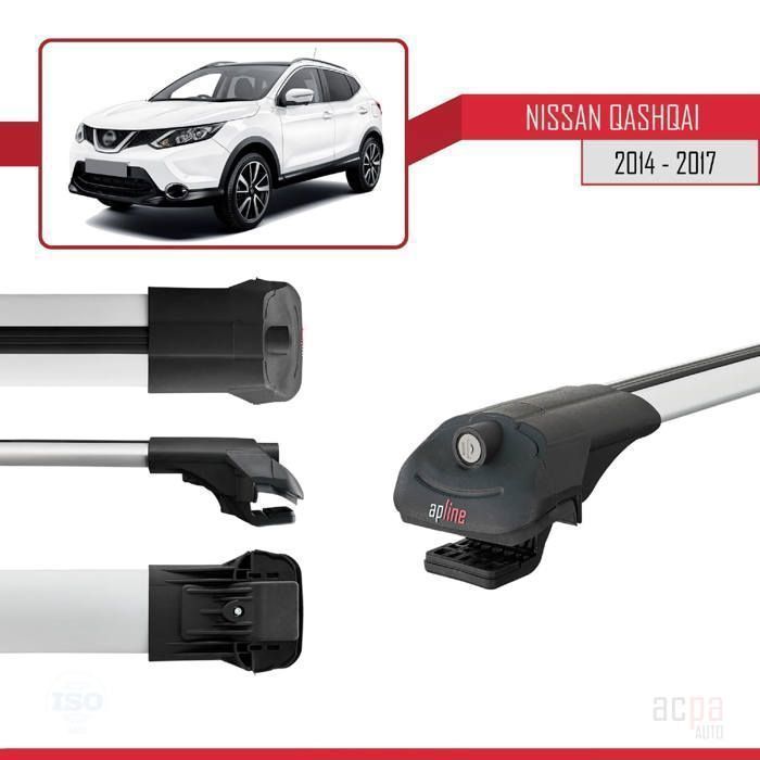 Barras de techo ACE-1 para Nissan Qashqai 2014-2017 (perfiladas)