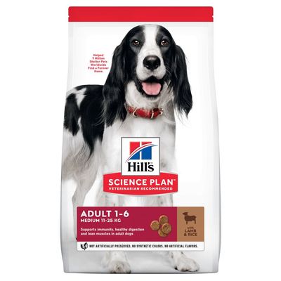 Hill's Science Plan Adult 1-6 Medium med lam og ris