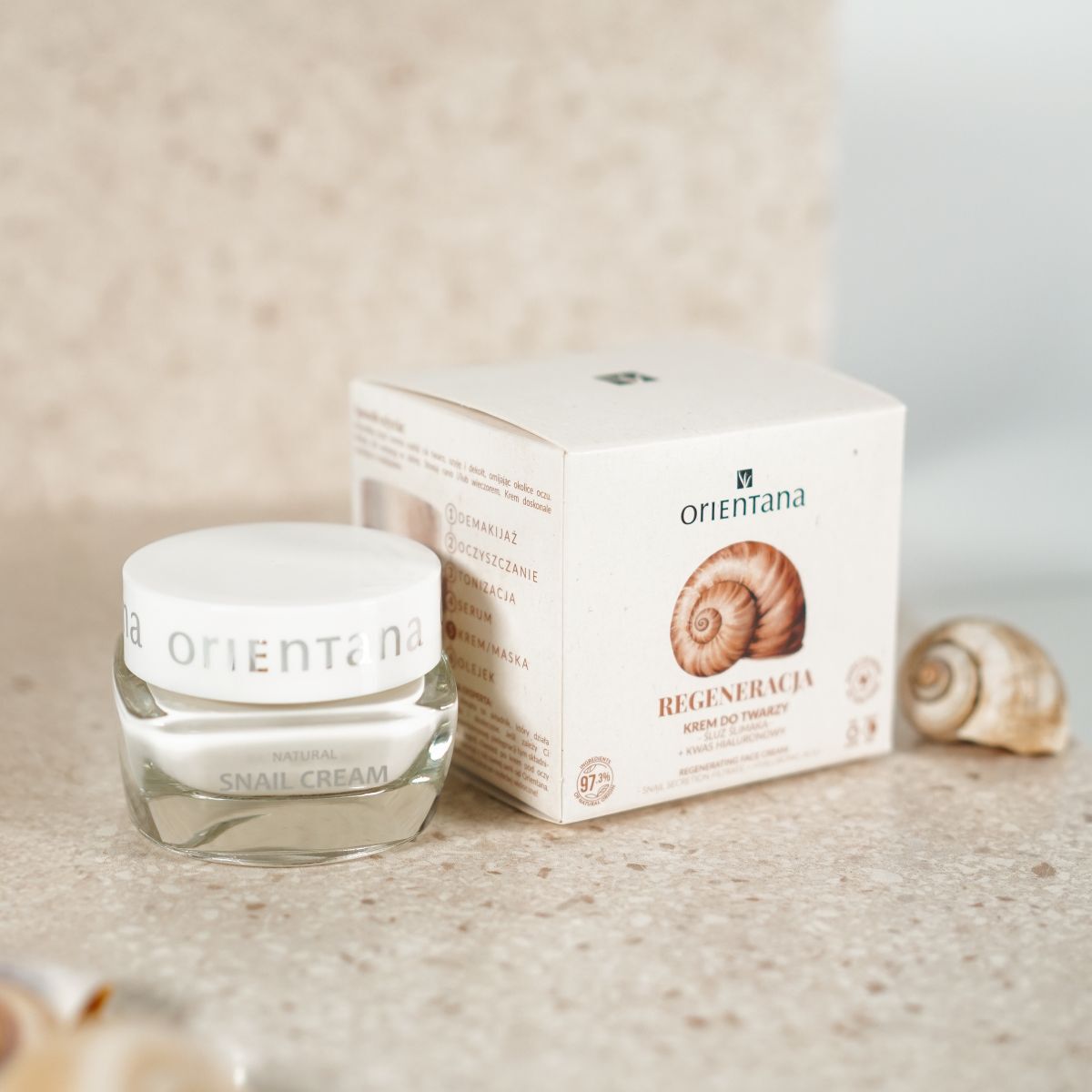 Orientana gezichtscrème met slakkenslijm 50 ml