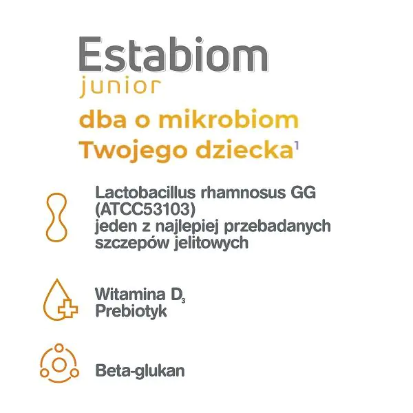 Estabiom Junior, Kapsułki dla dzieci powyżej 3. roku życia