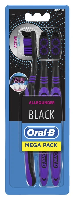 ORAL-B Oralb All Rounder črna zobna ščetka