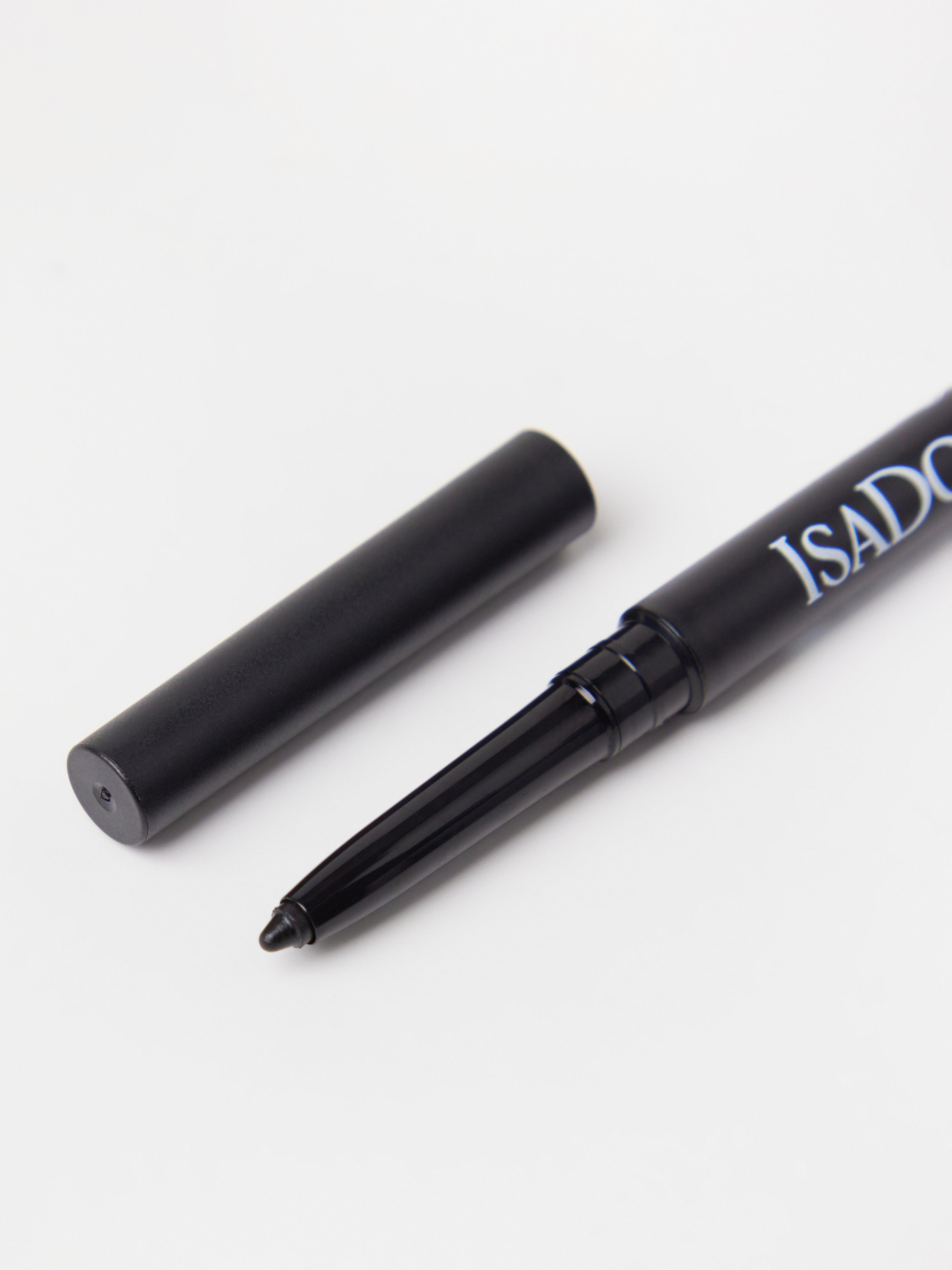 ISADORA Delineador de ojos intenso, 24 horas de duración y a prueba de manchas, 60 INTENSE BLACK