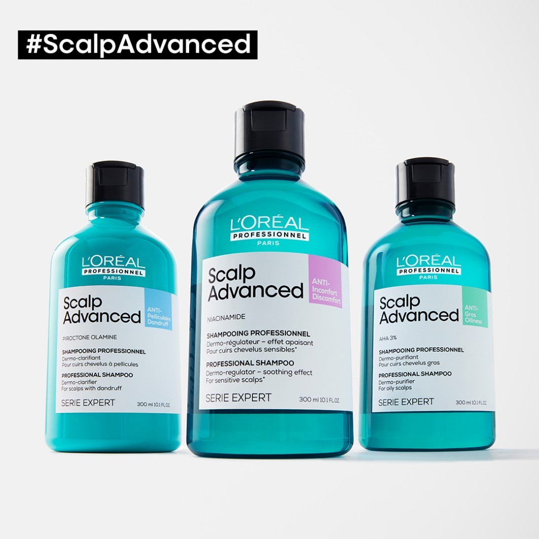 L'Oréal Professionnel matu šampūns galvas ādai Advanced pretblaugznu dermo-Clarifier – 300 ml