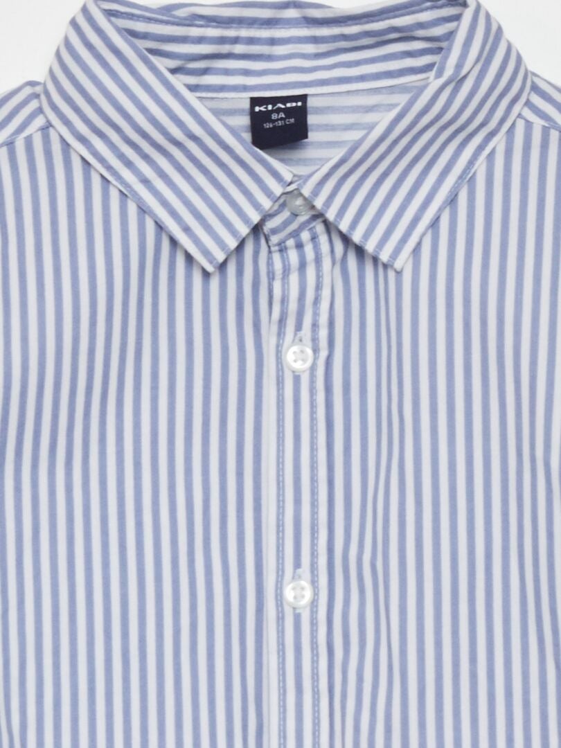 Camisa de popeline - AZUL