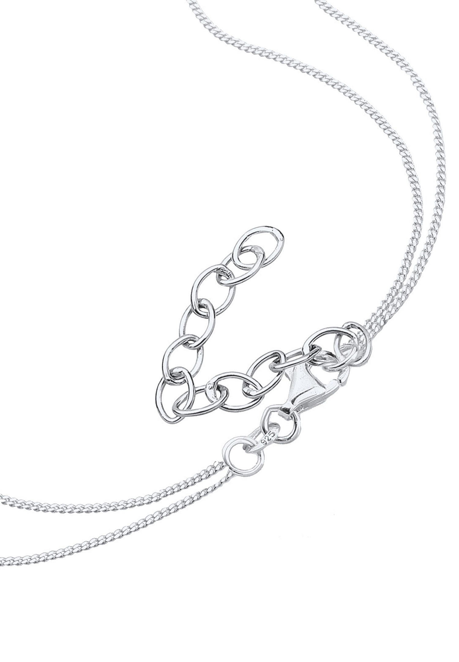 Elli Femme Fleur de Lotus Mantra en Argent Sterling (925/1000)