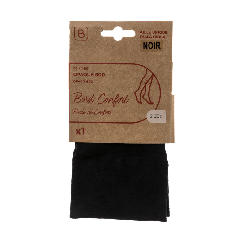 Meias e collants pretos femininos